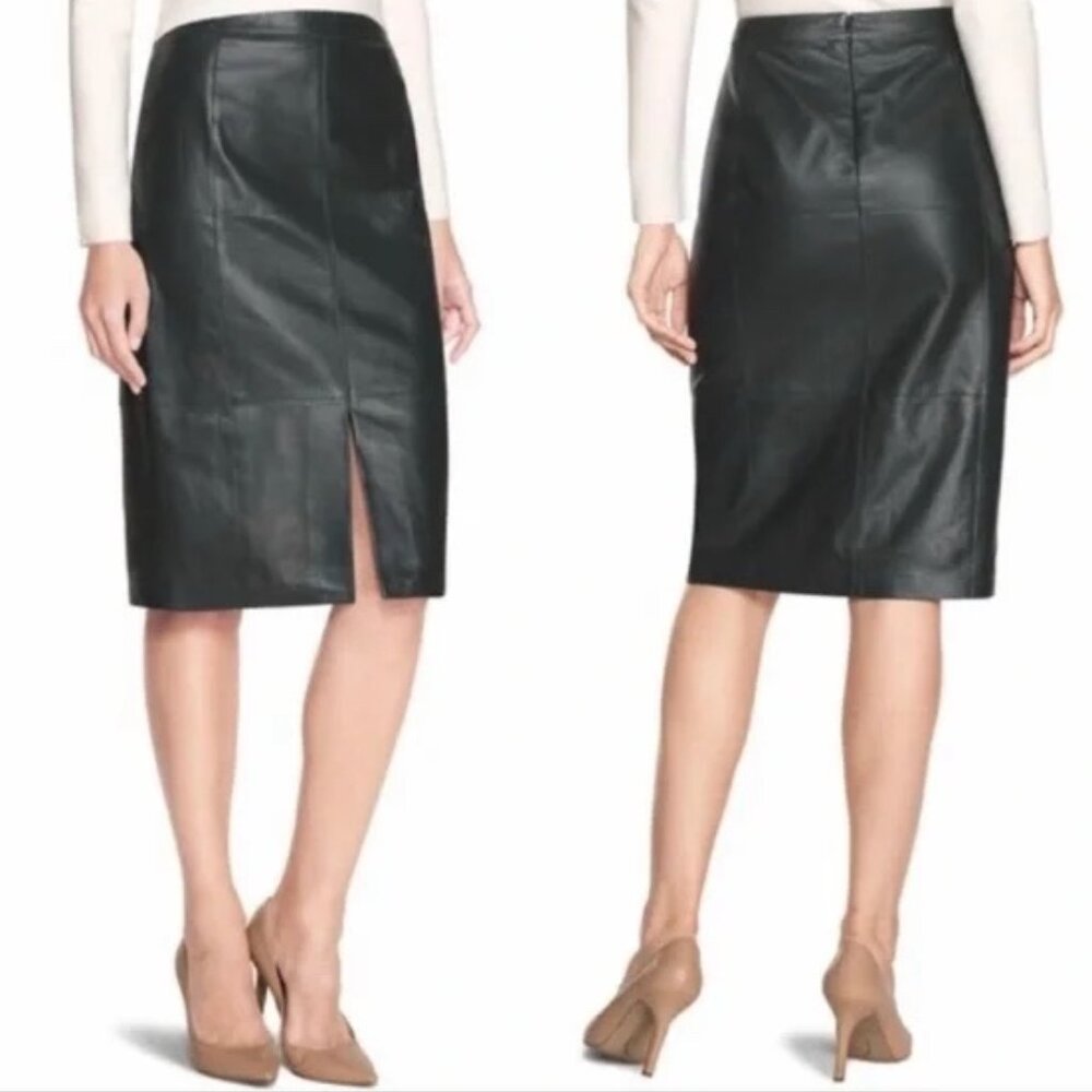White House Black Market Black Pencil Skirt